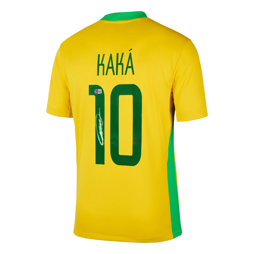 Kaka Signed Brazil FC 2025-26 Soccer Jersey #10 with Beckett COA